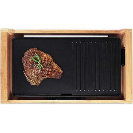 Ηλεκτρική γκριλιέρα Teppanyaki με πλαίσιο από bamboo, 1800W LIFE JAPANESE GRILL