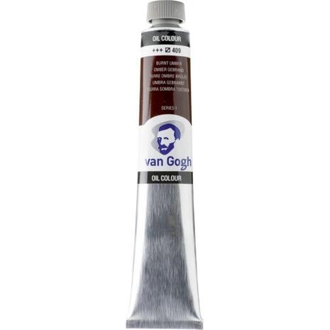 Χρώμα λαδιού Talens Van Gogh 60ml No409 Burnt Umber (series 1)