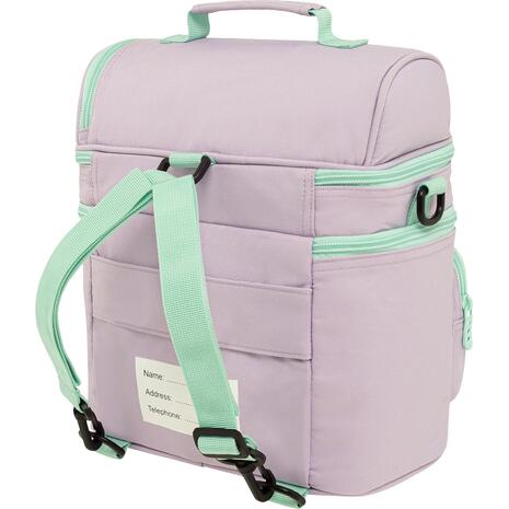 Τσαντάκι φαγητού Polo Double Cooler Lilac/Turquoise- Λιλά/Τιρκουάζ (907096-4559)